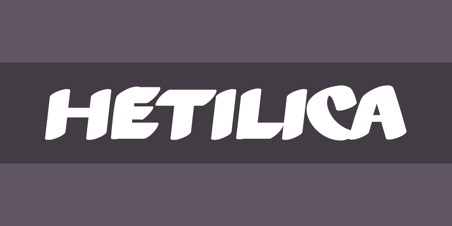 Hetilica Font