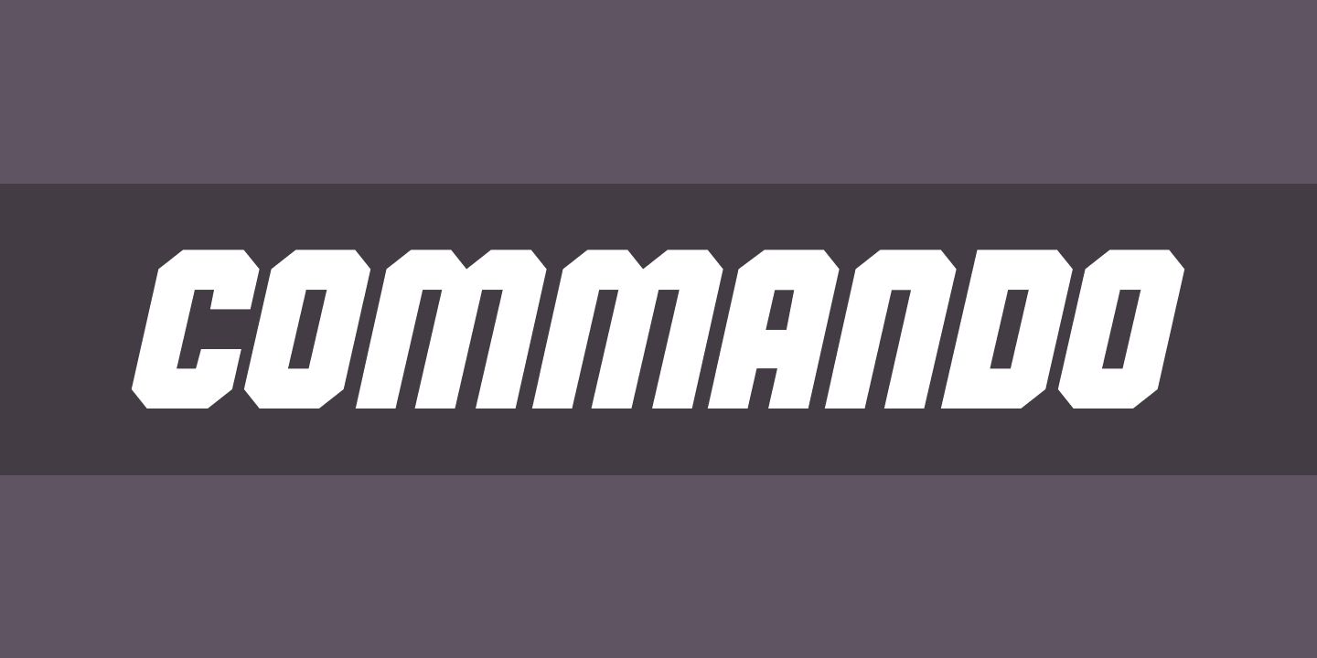 Commando Font