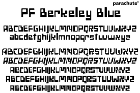 PF Berkeley Blue Font
