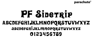 PF Sidetrip Font