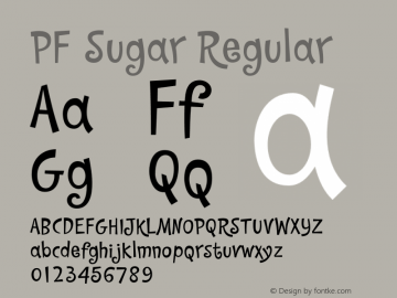 PF Sugar Font