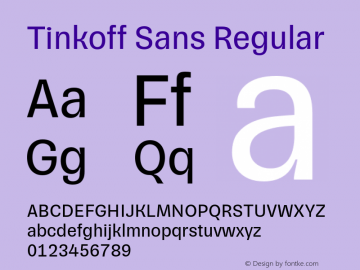 Tinkoff Sans Font