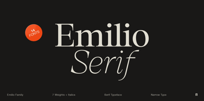 Emilio font preview image #3