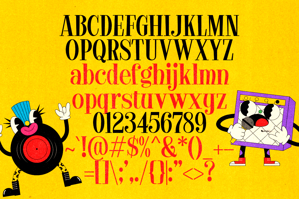 Jazzybam font preview image #1