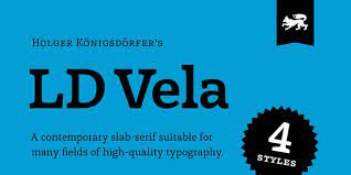 LD Vela SC font preview image #1