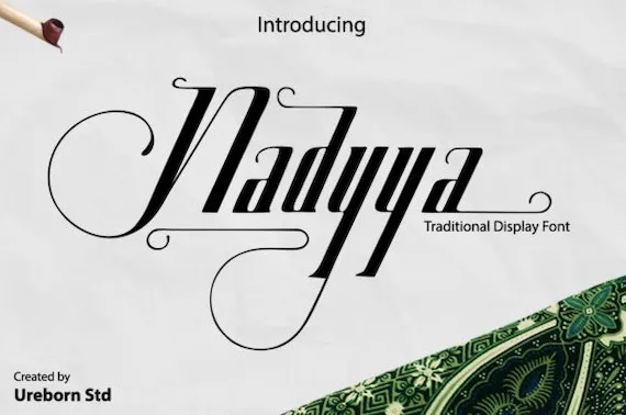 Nadyya font preview image #1