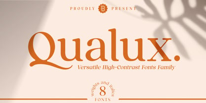 Qualux font preview image #4