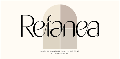 Refanea font preview image #1