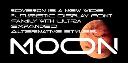 Roveron font preview image #4