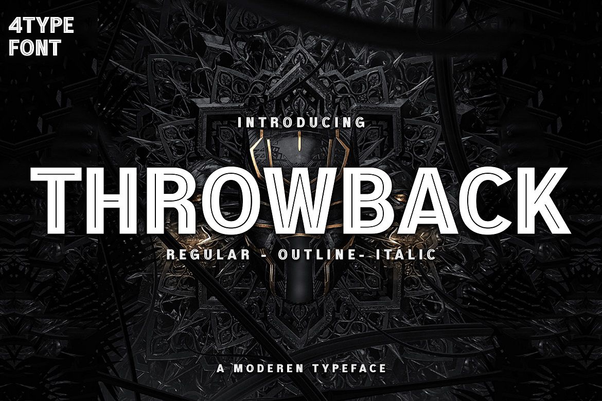 Throwback font preview image #1