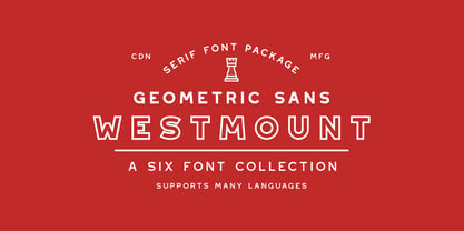 Westmount font preview image #4