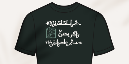 Arabic Script font preview image #1