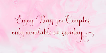 Beauty Valentinos font preview image #2