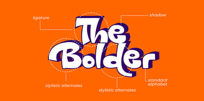 Bold Galde font preview image #3