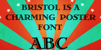 Bristol font preview image #4