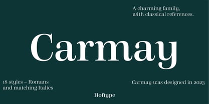 Carmay font preview image #3