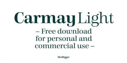 Carmay font preview image #5