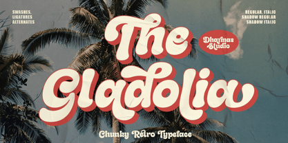 Gladolia font preview image #4