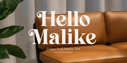 Hello Malike font preview image #3