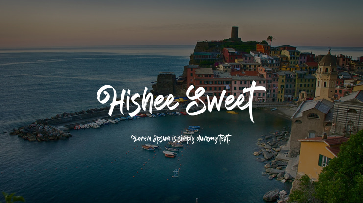 Hishee Sweet font preview image #1