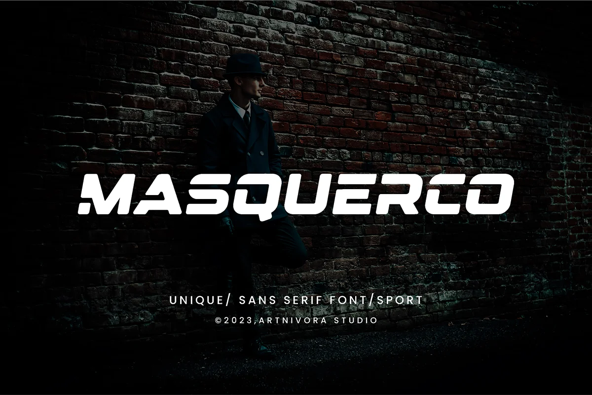 Masquerco font preview image #1