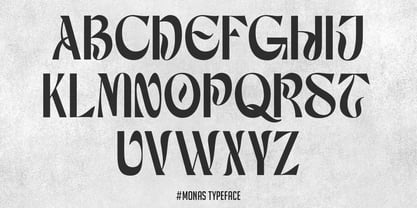 Monas font preview image #1