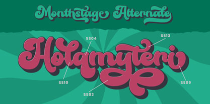 Monthstage font preview image #1