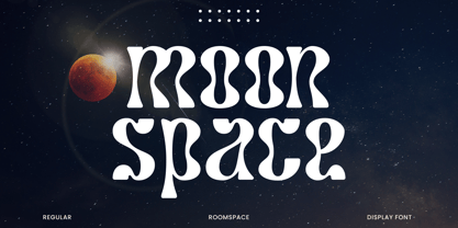 Moonspace font preview image #4