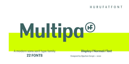 Multipa font preview image #2