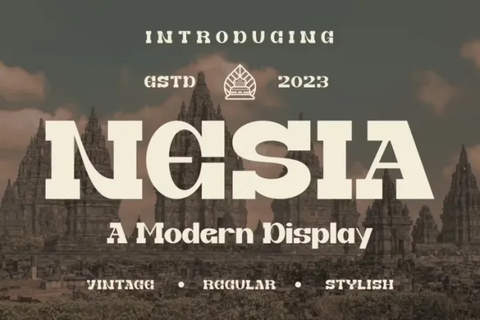 NESIA font preview image #1