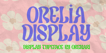 Orelia Display font preview image #3