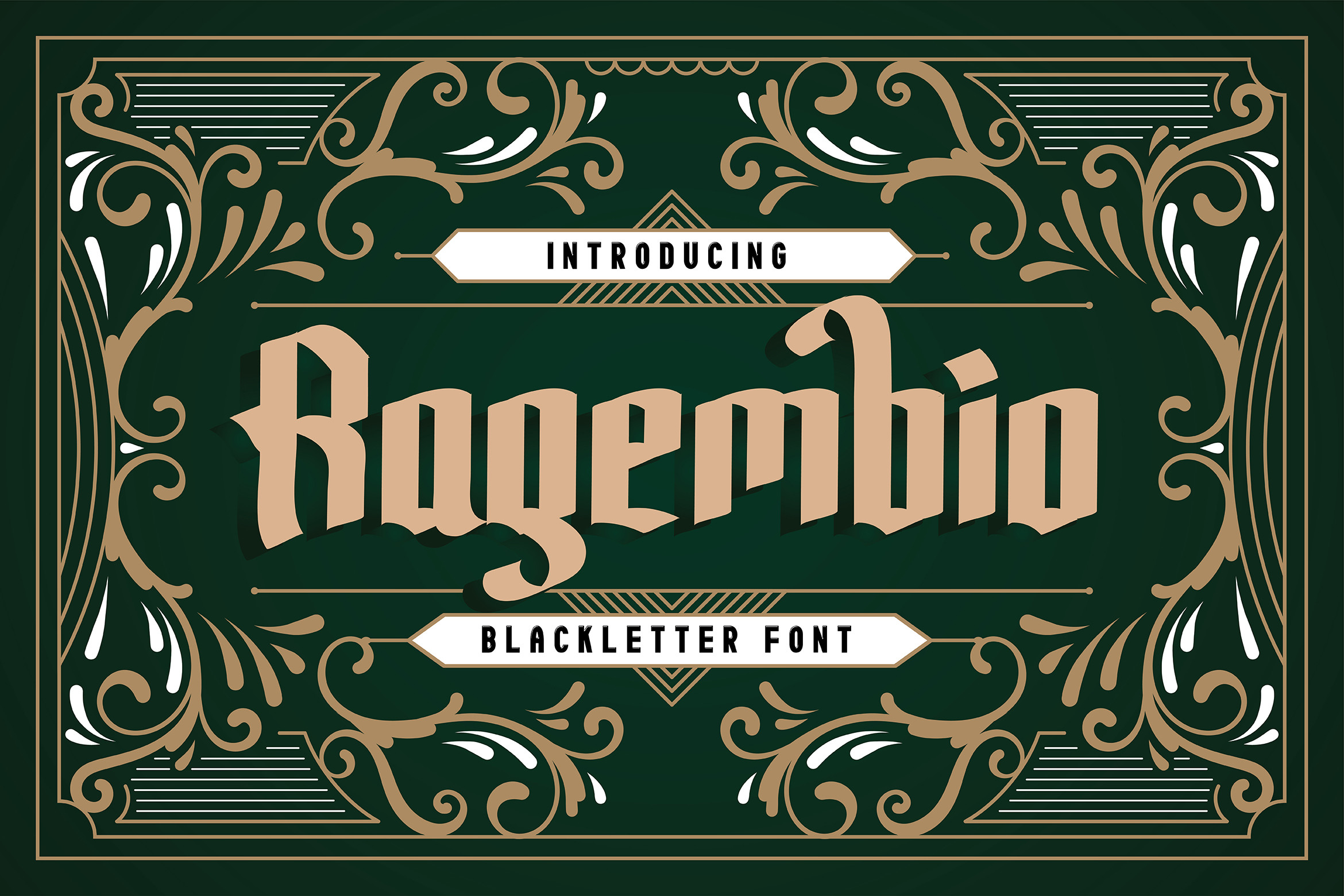 Ragembio font preview image #1