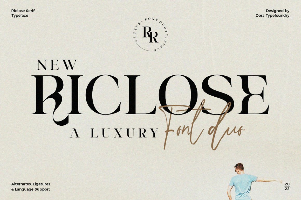 Riclose font preview image #1