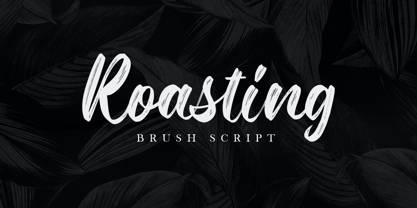 Roasting font preview image #3