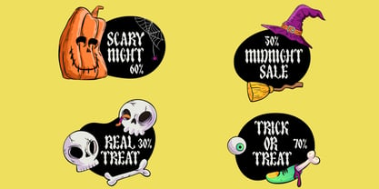 Spooky Frights font preview image #1