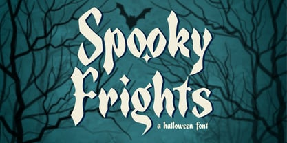 Spooky Frights font preview image #2