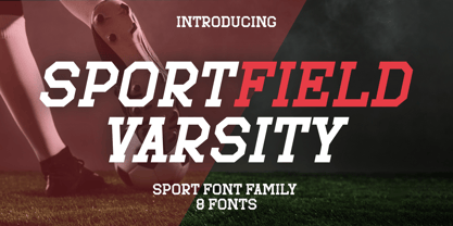Sportfield Varsity font preview image #1