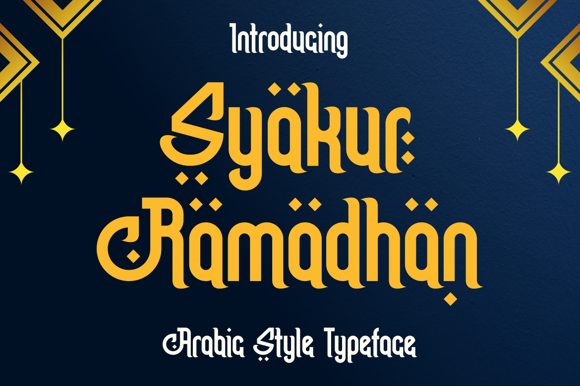 Syakur Ramadhan Font