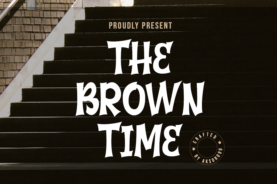 The Brown Times font preview image #1