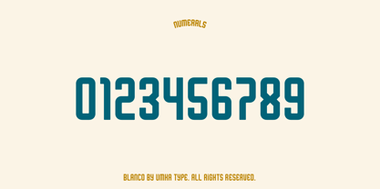 Blanco font preview image #1