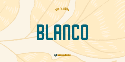 Blanco font preview image #2