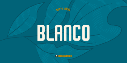 Blanco font preview image #3
