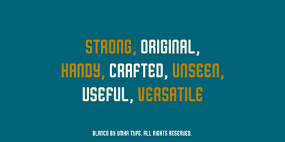 Blanco font preview image #4