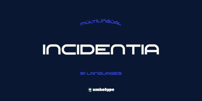 Incidentia font preview image #3