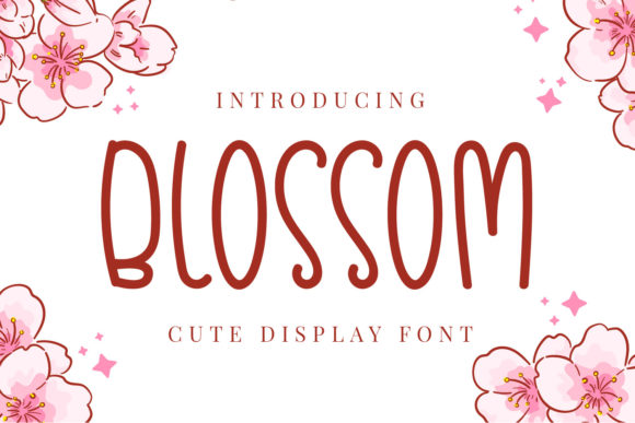 Blossom font preview image #1