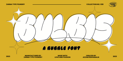 Bulbis font preview image #5