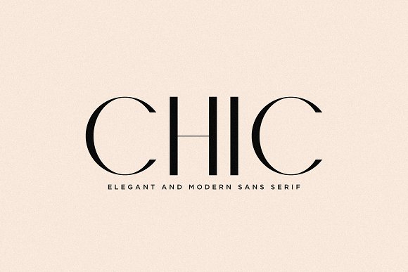 Chic font preview image #1