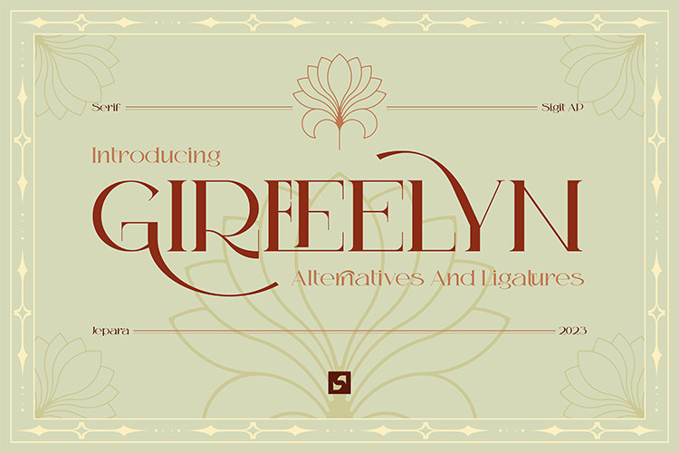 Girefelyn font preview image #1