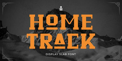 Home Track font preview image #3