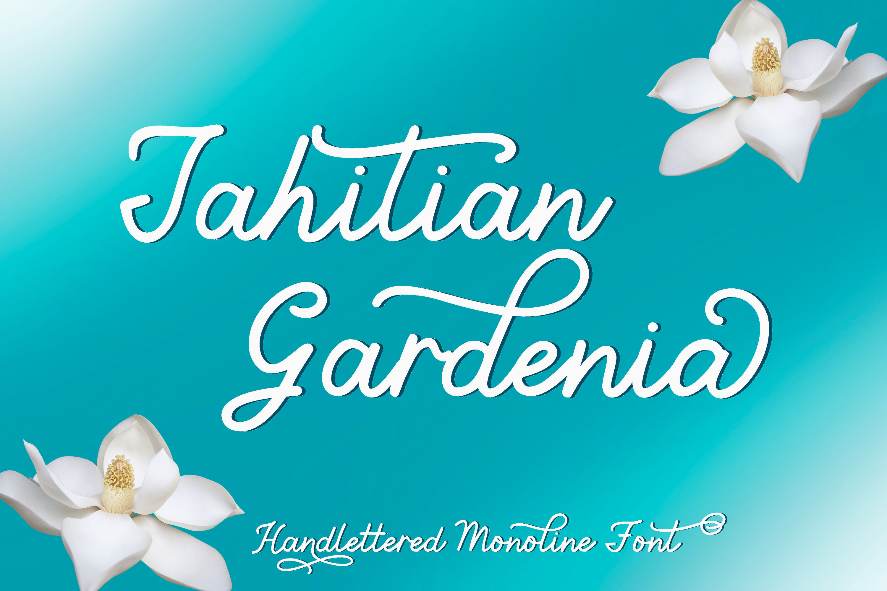 Tahitian Gardenia font preview image #1
